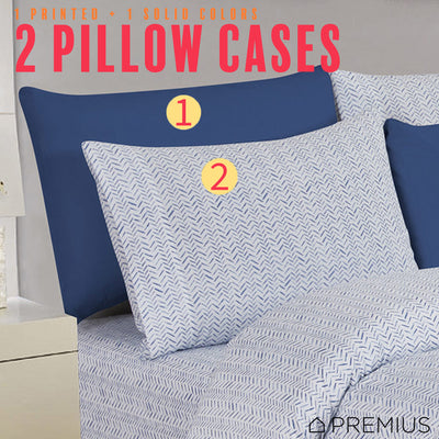 12 of 12:PREMIUS Premium Modern Dash 4 & 6 Piece Microfiber Printed Wrinkle-Free Sheet Set 