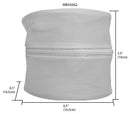 5 of 5:Neceser de micromalla Sunbeam, blanco 