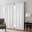 5 of 6:Delancy Foil Print Room Darkening Grommet Window Panel, 54x84 Inches 