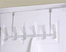 1 of 3:Home Basics 6 Dual Hook Over the Door Chrome Plated Steel Hanging Rack 