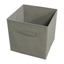 1 of 1:Collapsible Storage Bins - Grey - 4 Bins Per Pack 
