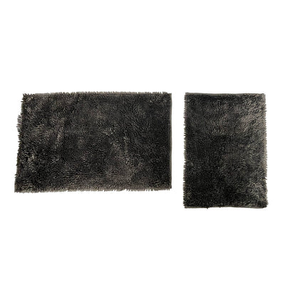 8 of 8:Premius Baldwin 2-Piece Chenille Bath Mat Set, 20x32, 17x24 Inches 