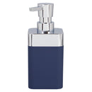 2 of 4:Home Basics Skylar 10 oz. ABS Plastic Soap/Lotion Dispenser, Navy 