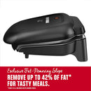 3 of 8:George Foreman GR0040B Parrilla clásica para 2 porciones, color negro 