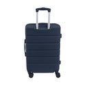 8 of 9:G-Force 3 Piece Expandable Rolling Luggage Set in Navy 3 Piece Set Includes Sizes 20