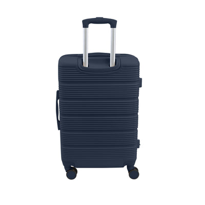 8 of 9:G-Force 3 Piece Expandable Rolling Luggage Set in Navy 3 Piece Set Includes Sizes 20