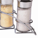 3 of 5:Home Basics Glass & Chrome Spice Rack 