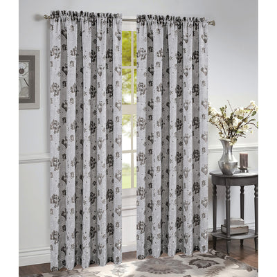 20 of 29:Felicia Jacquard Rod Pocket Window Panel and Valance Treatments, All Sold Separately 