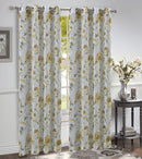 2 of 4:Panel de ventana con ojales transparentes con estampado floral de Dana, 54 x 84 pulgadas 