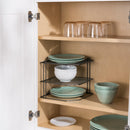 2 of 3:Home Basics Black Onyx Corner Rack 