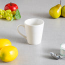 5 of 5:Home Basics Taza de cerámica con círculo en relieve de 11,5 onzas, color blanco 