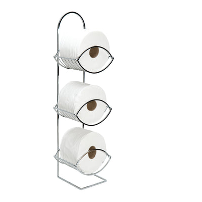4 of 4:Bath Bliss Park Avenue Toilet Paper Reserve in Chrome 