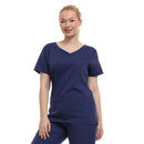 26 of 36:Ellen Tracy 4-Way Stretch V-Neck Scrub Top 