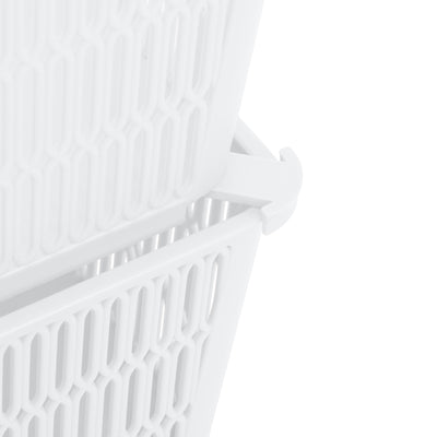 4 of 4:Simplify Slide 2 Stack It Storage Tote Baskets in White 