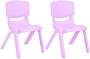 1 of 7:Chaises d'apprentissage empilables en plastique pour enfants JOON, lilas, 52,1 x 32,7 x 28 cm, lot de 2 (lot de 2) 