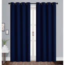 5 of 9:Jones Embossed Geo Room Darkening Grommet Window Panel, 54x84 Inches 