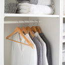 2 of 4:Neu Home 5 Pack Solid Wood Hangers 