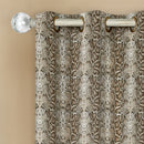 2 of 4:Python Grommet Window Curtain Panel - 52x63 - Brown/Gold 