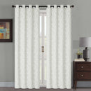 2 of 7:Jenner Jacquard Leaf Vines Grommet Window Panel, 54x84 Inches 