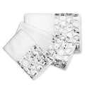 8 of 9:Sinatra Complete Bath Ensemble Decor Set, blanco, todo se vende por separado 