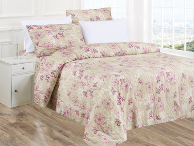 1 of 4:Ensemble de draps luxueux en microfibre infroissable Premius Lyla 