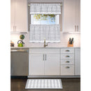 2 of 2:Achim - Tapete antifatiga decorativo a cuadros de búfalo, gris, 18.0 x 30.0 in 