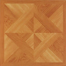 1 of 2:Tivoli Classic Light Oak Diamond Parquet 12x12 Baldosa de vinilo autoadhesiva - 45 Baldosas/45 pies cuadrados 