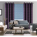 6 of 12:Mercer Printed Foil Room Darkening Grommet Window Panel, 54x84 Inches 