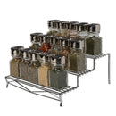 1 of 2:Kitchen Details Geode 3 Tier Spice Rack in Chrome 