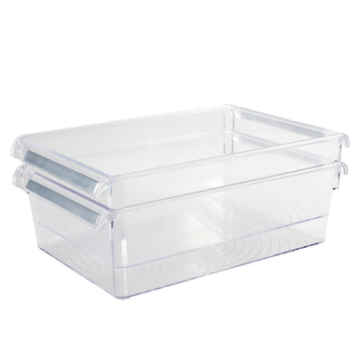 4 of 4:Kitchen Details 2 Pack Medium Refrigerator Storage Bins 