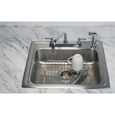 4 of 4:Kitchen Details Medium Chrome Sink Protector 