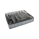 1 of 4:Coffre de rangement Simplify pour 12 paires de chaussures sous le lit, gris chiné 