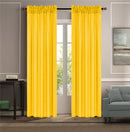 9 of 17:Melanie Faux Silk Rod Pocket Window Panel, 55x84 Inches 