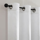 4 of 15:Cordelia Embossed Damask Grommet Room Darkening Window Panel, 52x84 Panel 
