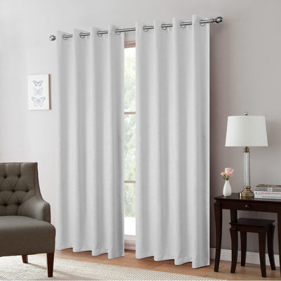 2 of 19:Isla Thermal Room Darkening Grommet Window Panel, 54x84 Inches 