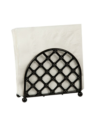 1 of 6:Porte-serviettes sur pied Home Basics Lattice Collection, noir 