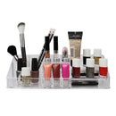 3 of 5:Home Basics Deluxe Make up Palette Cosmetic Organizer, Clear 
