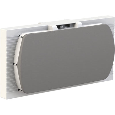 5 of 9:Ventilateur de fenêtre double Comfort Zone avec flux d'air réversible, pale de 7 pouces, blanc 