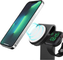 2 of 3:OtterBox 3-in-1 Wireless Charging Station 1.0 for MagSafe, Black, 15 Watts 