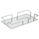 2 of 2:Home Details Modern Rectangular Design Mirror Vanity Tray 