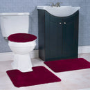 8 of 9:Imperial 3-Piece Plush Non-Slip Bath Rug Set 