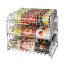1 of 3:Kitchen Details 3 Tier Can Storage Organizer Rack 