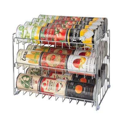 1 of 3:Kitchen Details 3 Tier Can Storage Organizer Rack 