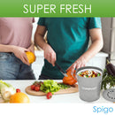 6 of 7:Spigo Round Replacement Compost Bin Carbon Filter Set, 4 Count, 5.25 Inches 