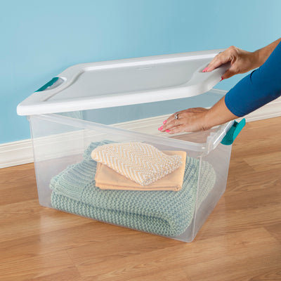 1 of 1:Sterilite 64 Quart / 61 Liter Latching Box 
