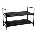 1 of 4:Neu Home 2 Tier Shoe Rack in Espresso 