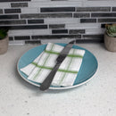 7 of 8:Home Basics Hammered Stainless Steel Dinner Knives, (Pack of 4), Silver 