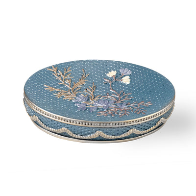 1 of 9:Popular Bath Capri Complete Bath Ensemble Decor Set, Slate Blue, All Sold Separately 