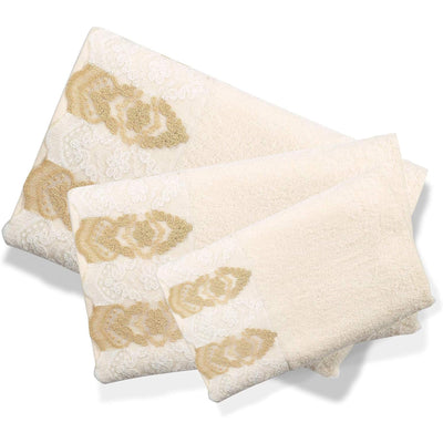 9 of 13:Popular Bath Arabella - Juego completo de decoración para baño, color beige, se vende por separado 