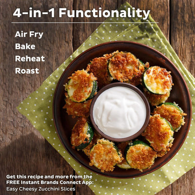 3 of 6:Instant Pot Vortex 4 In 1 Function Air Fryer Oven, 4 Quart, Black 